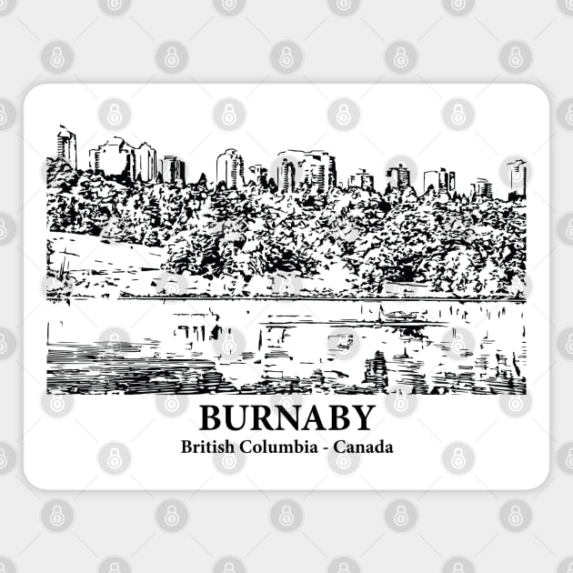 Burnaby - British Columbia Magnet by Lakeric